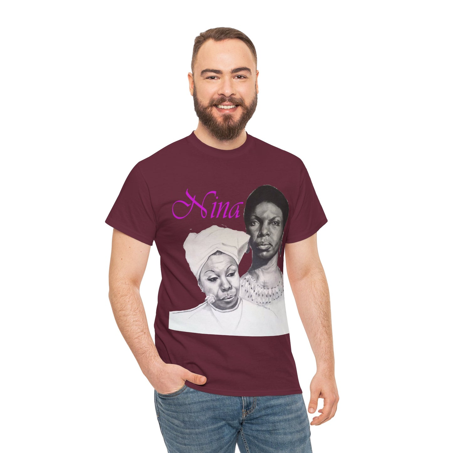 "Nina" Unisex Heavy Cotton Tee