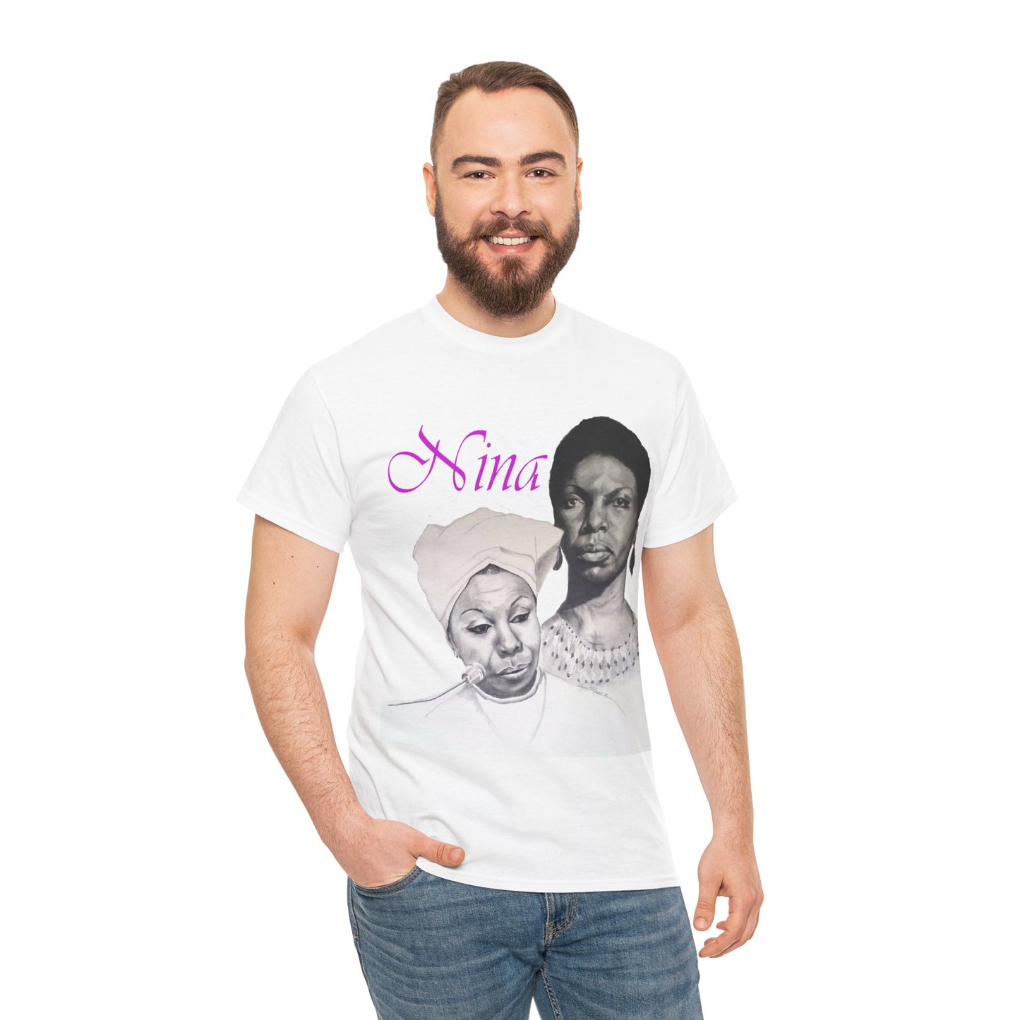 "Nina" Unisex Heavy Cotton Tee