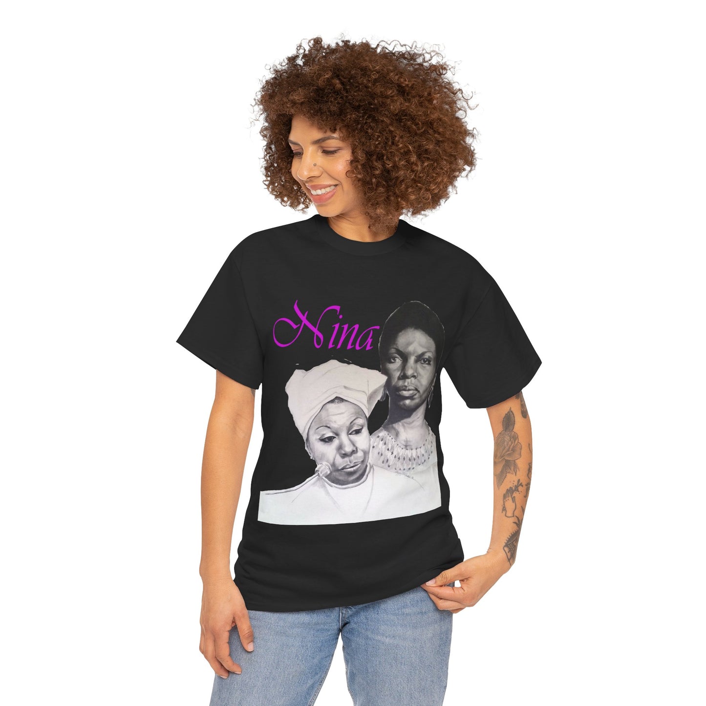 "Nina" Unisex Heavy Cotton Tee