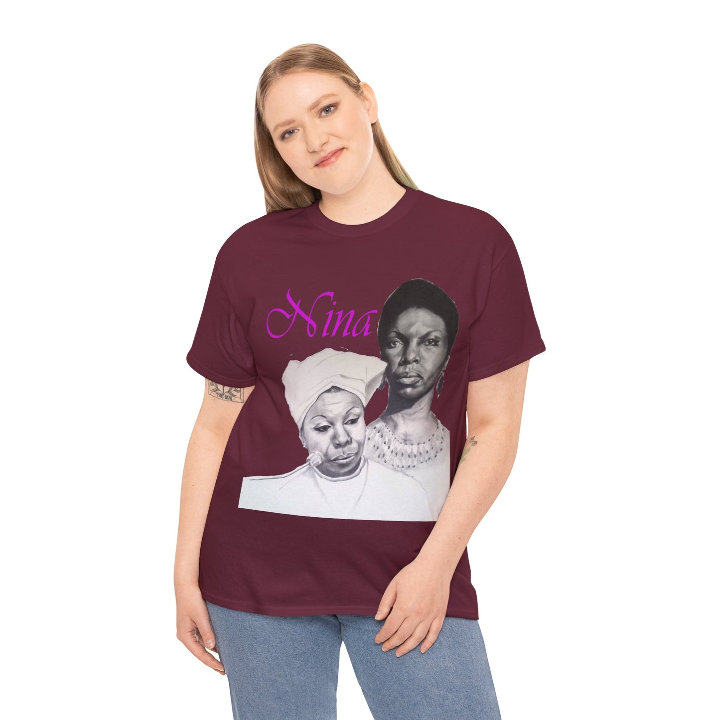 "Nina" Unisex Heavy Cotton Tee