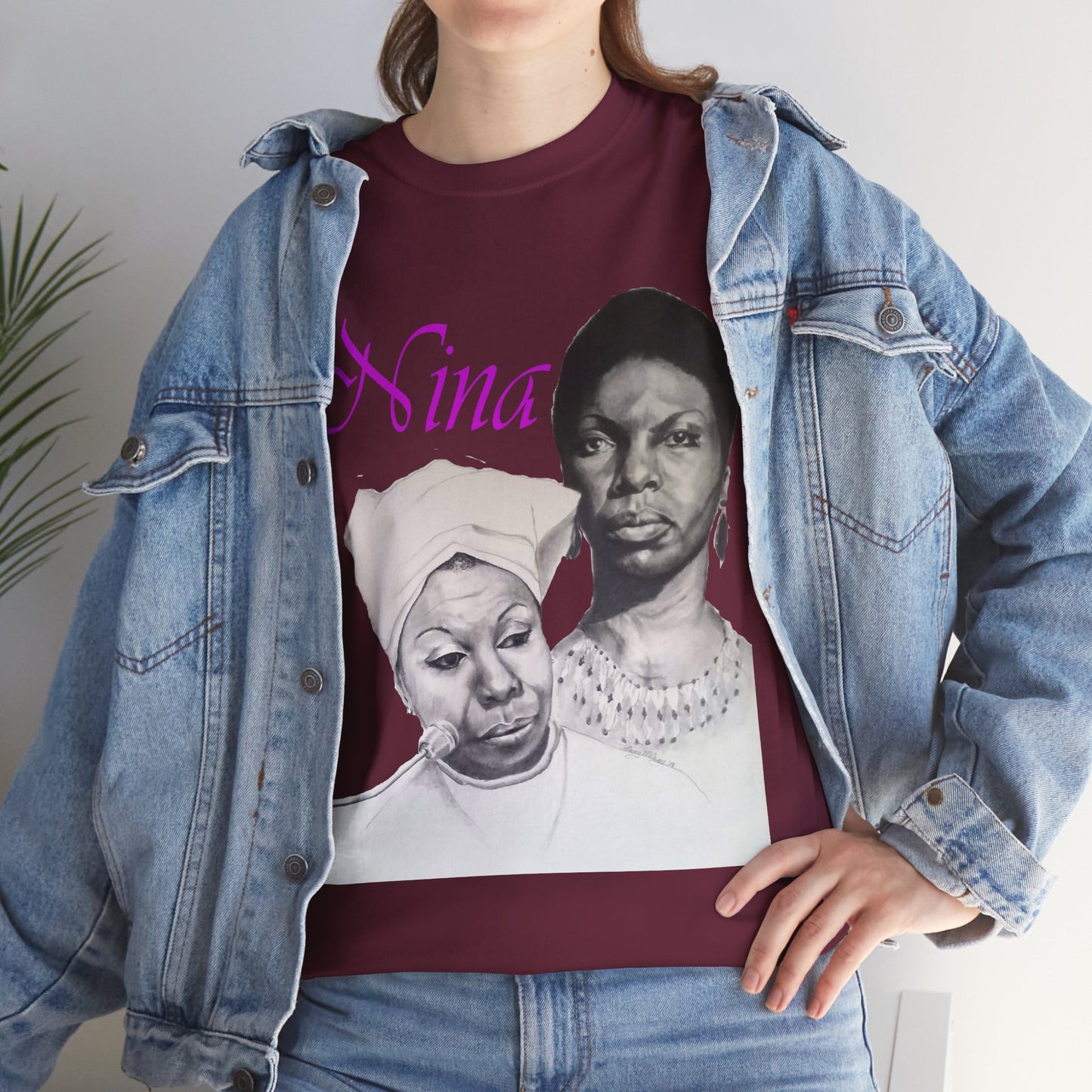 "Nina" Unisex Heavy Cotton Tee