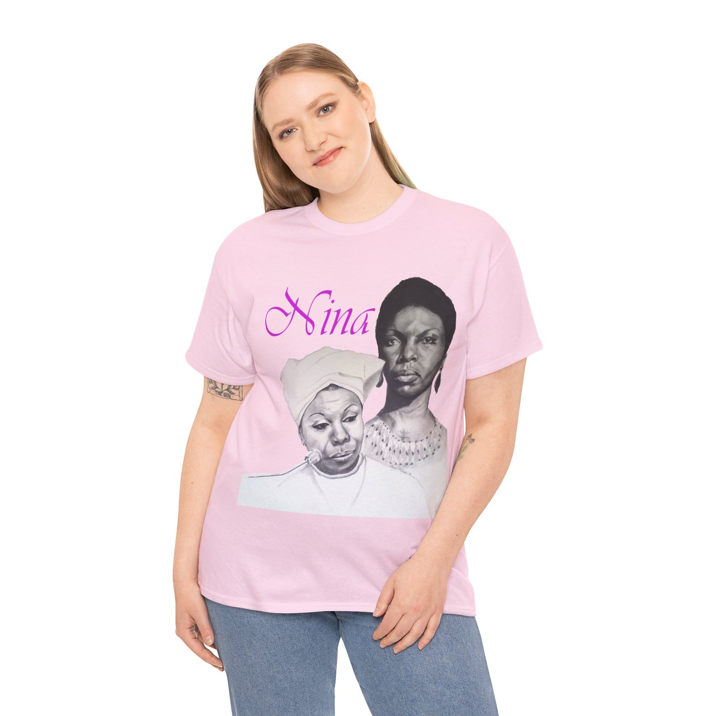 "Nina" Unisex Heavy Cotton Tee