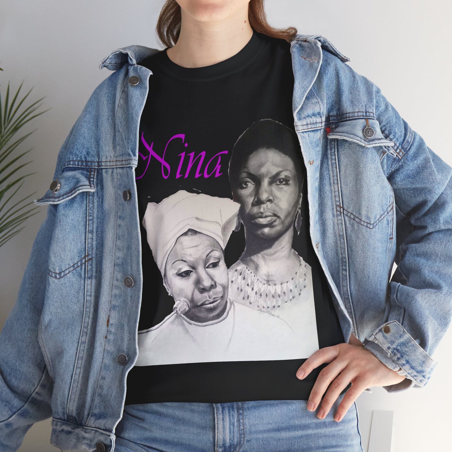 "Nina" Unisex Heavy Cotton Tee