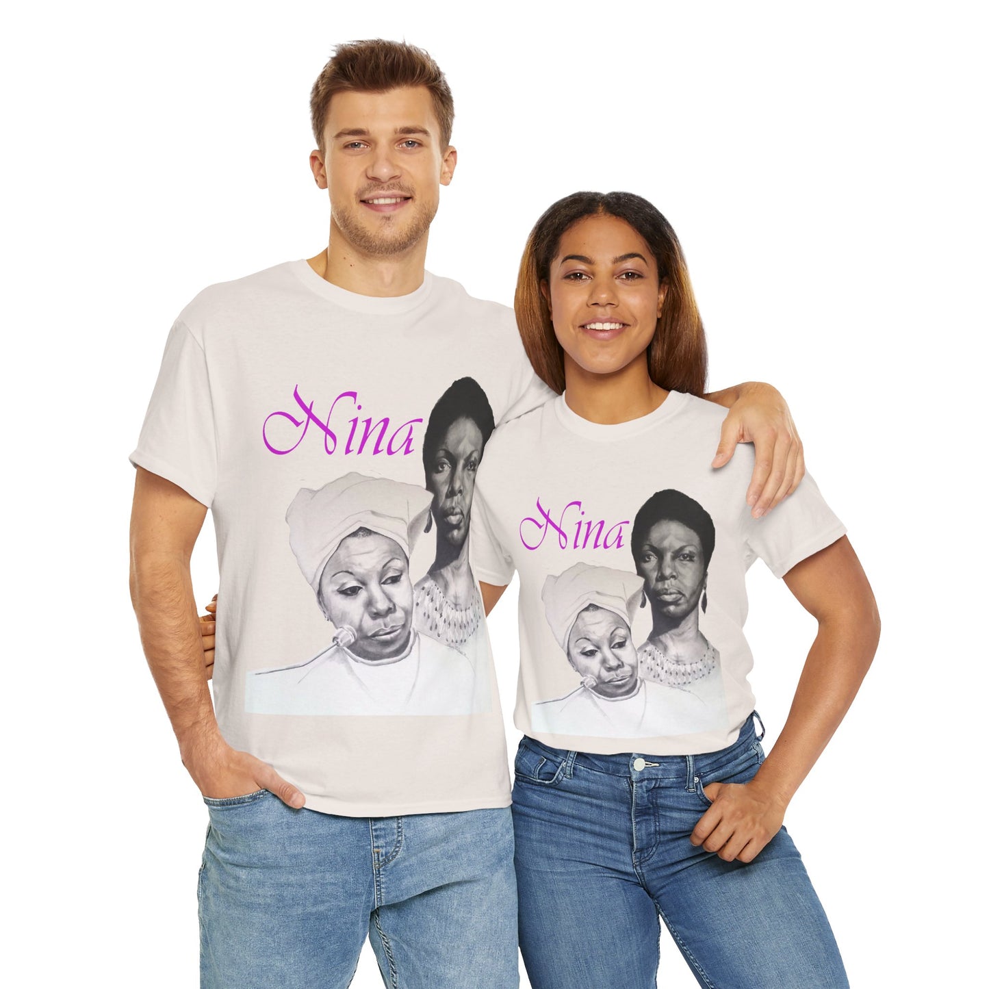"Nina" Unisex Heavy Cotton Tee