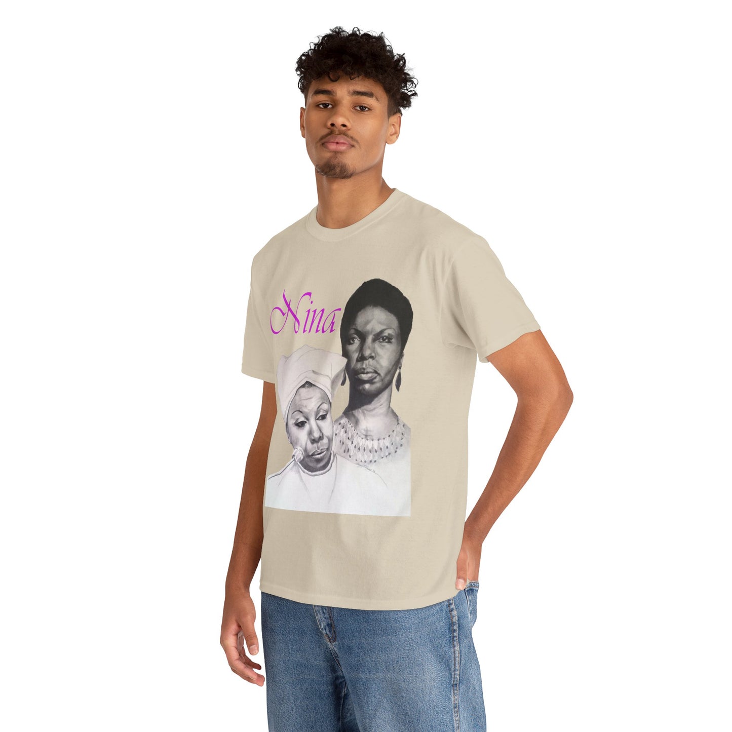 "Nina" Unisex Heavy Cotton Tee