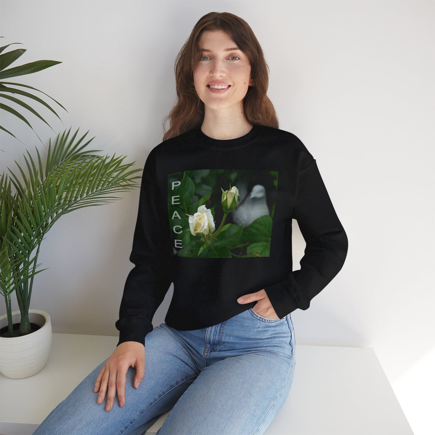 PEACE -  Unisex Heavy Blend™ Crewneck Sweatshirt