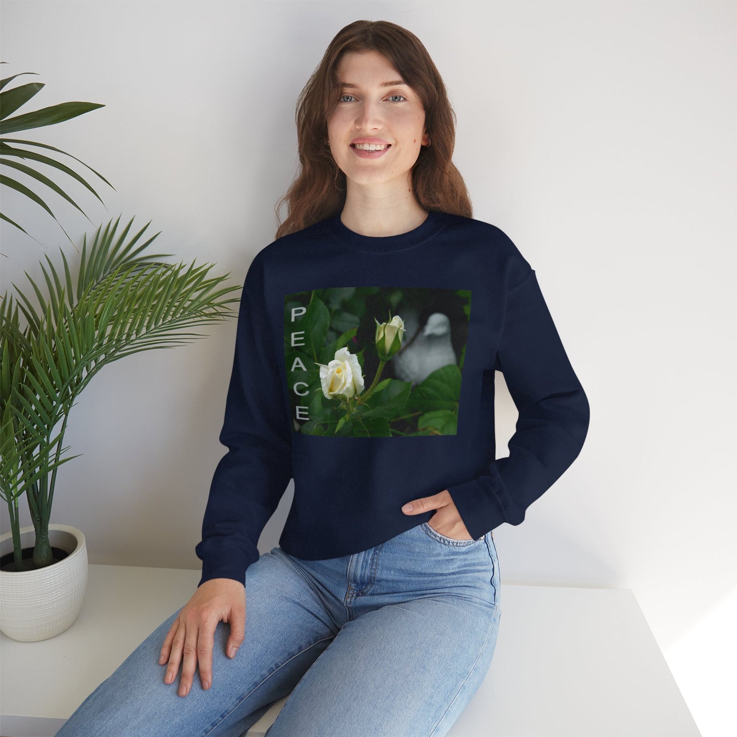 PEACE -  Unisex Heavy Blend™ Crewneck Sweatshirt