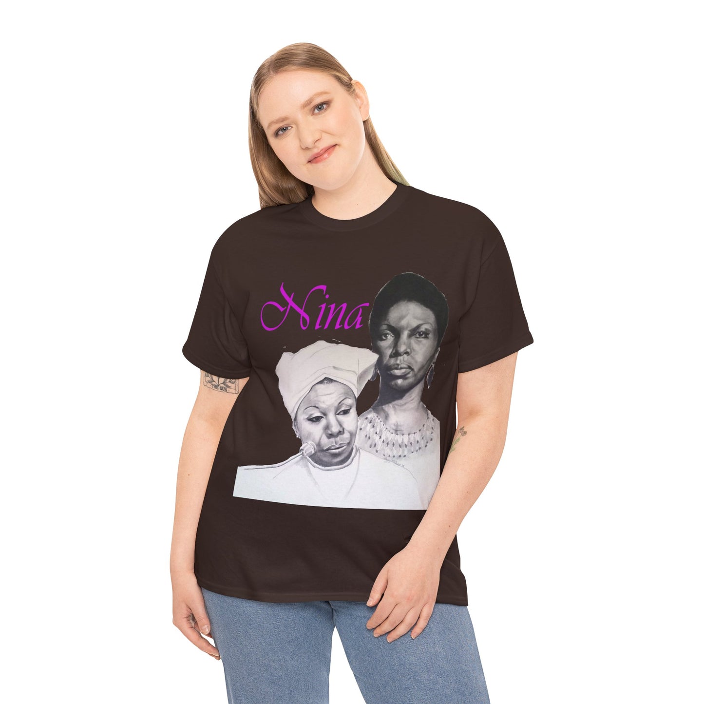 "Nina" Unisex Heavy Cotton Tee
