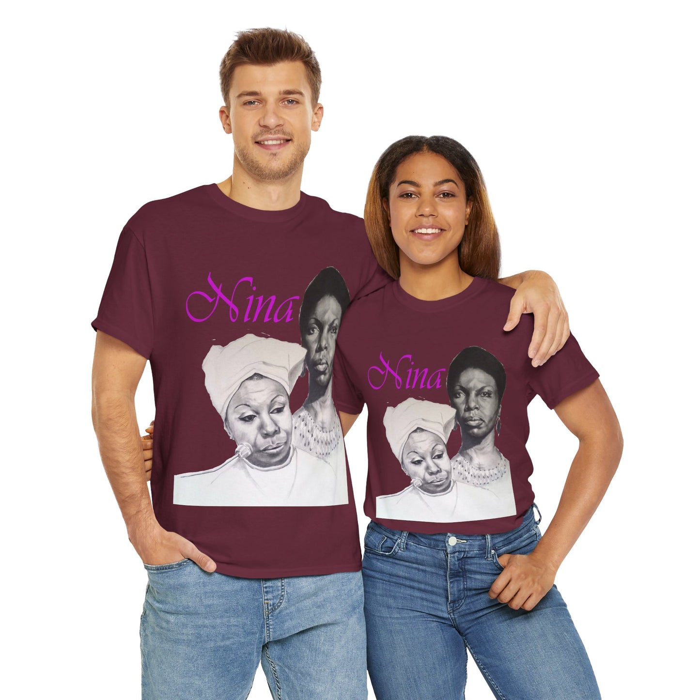 "Nina" Unisex Heavy Cotton Tee
