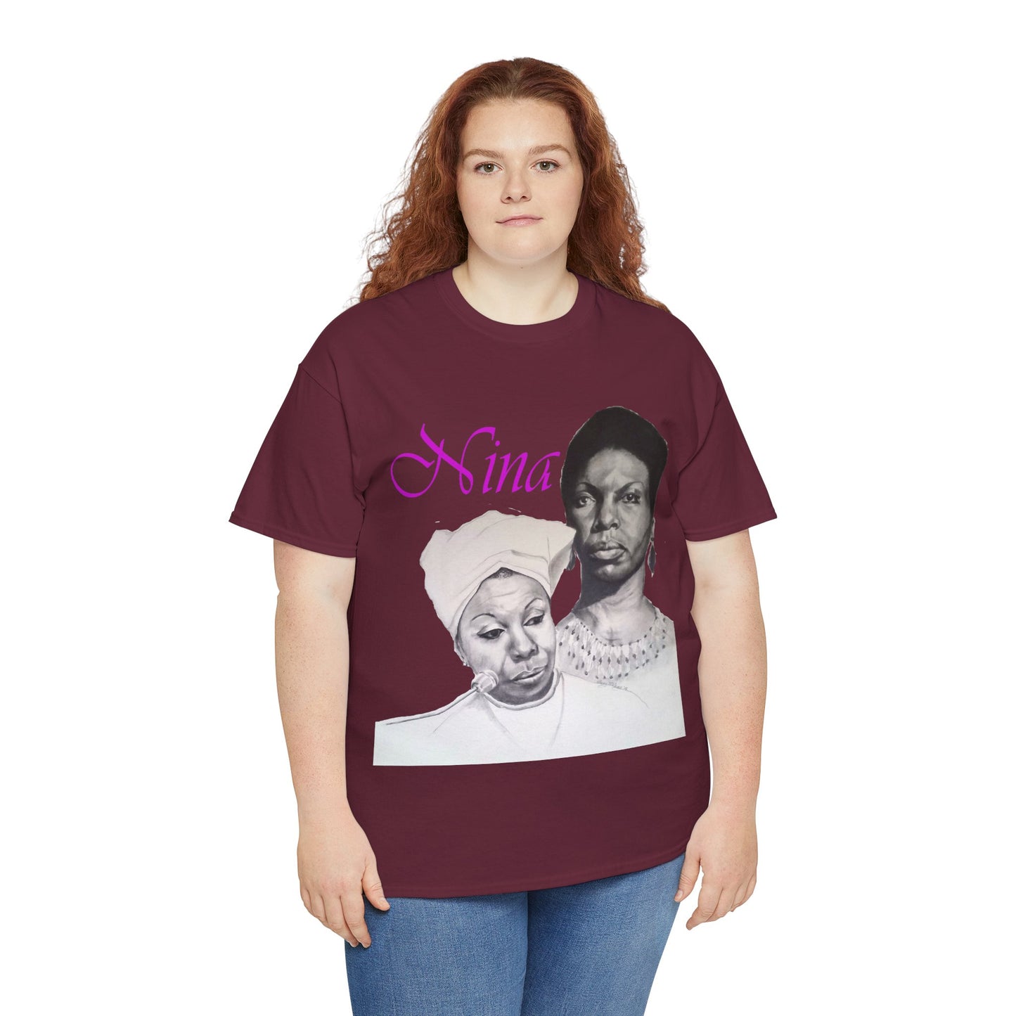 "Nina" Unisex Heavy Cotton Tee