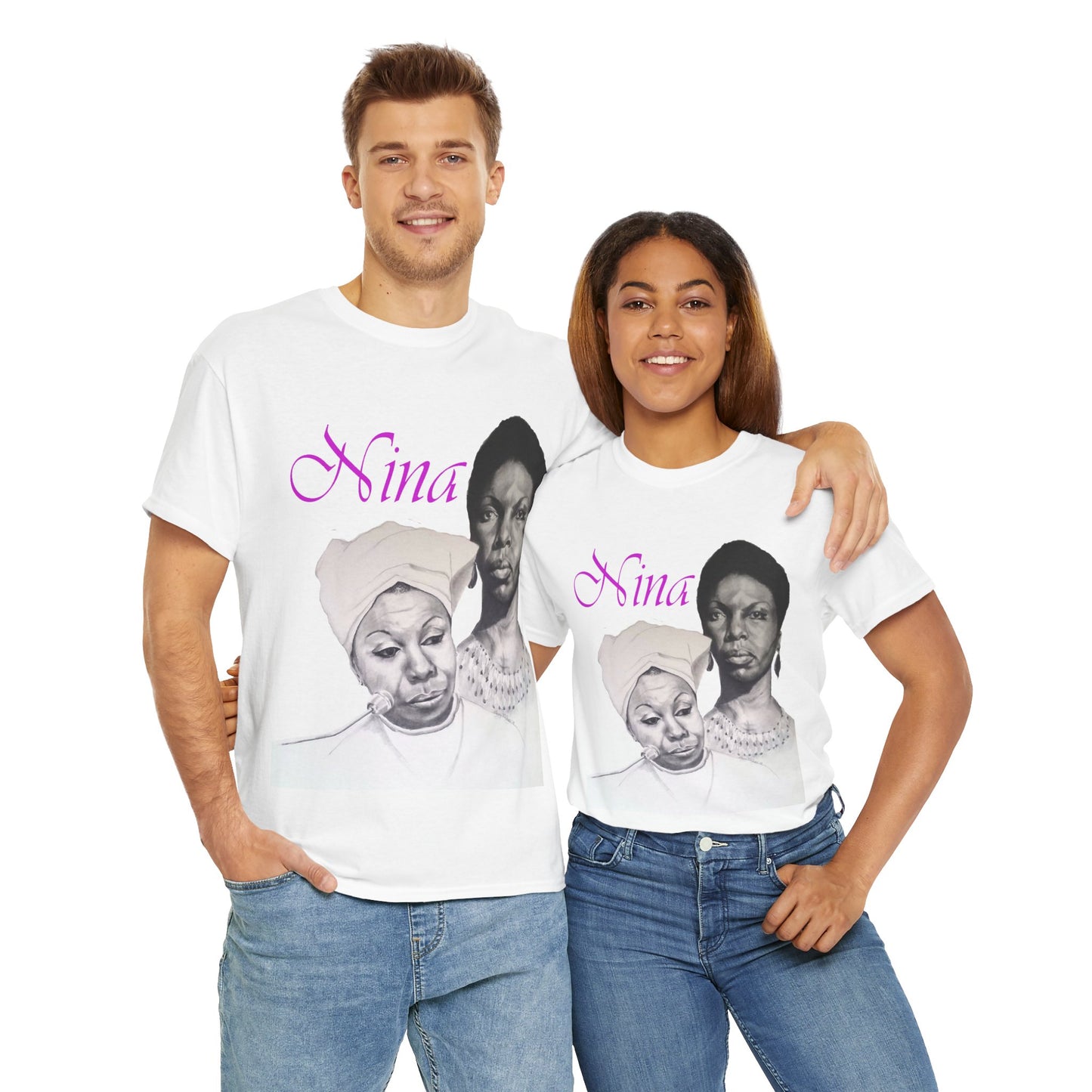 "Nina" Unisex Heavy Cotton Tee