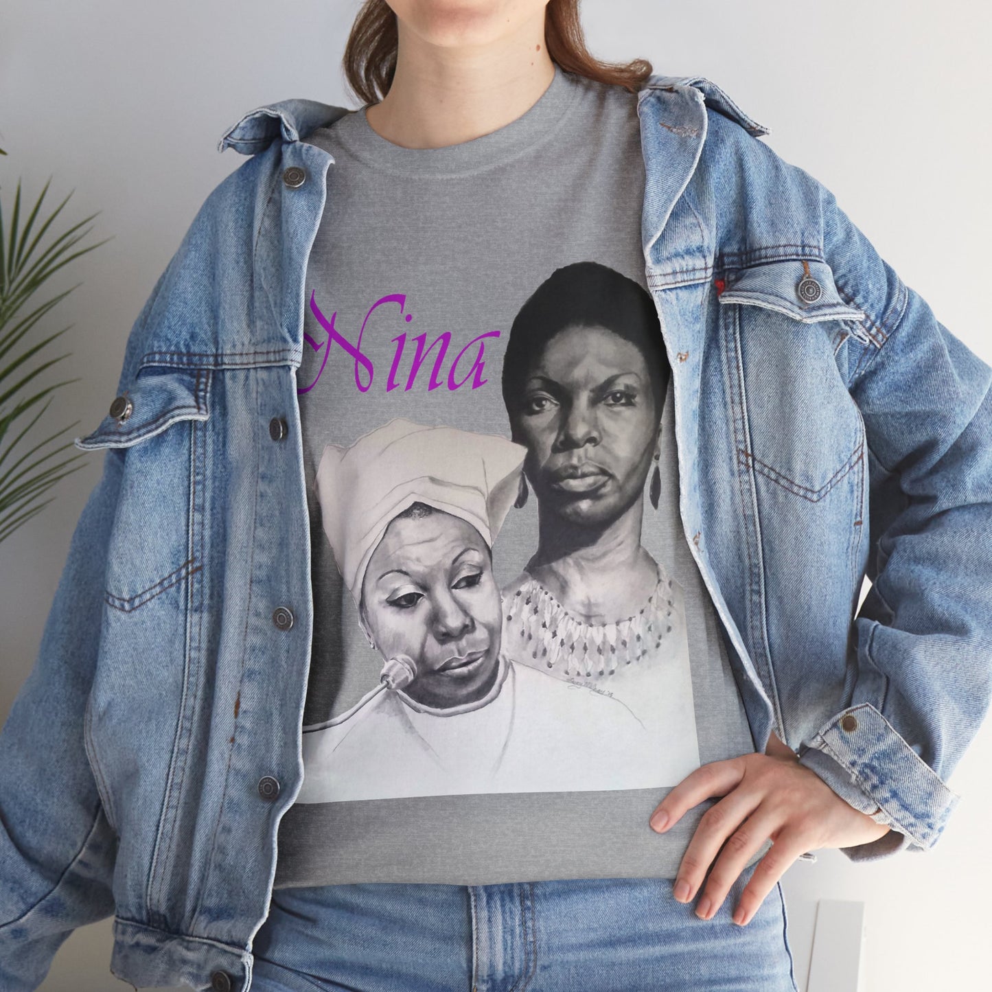 "Nina" Unisex Heavy Cotton Tee
