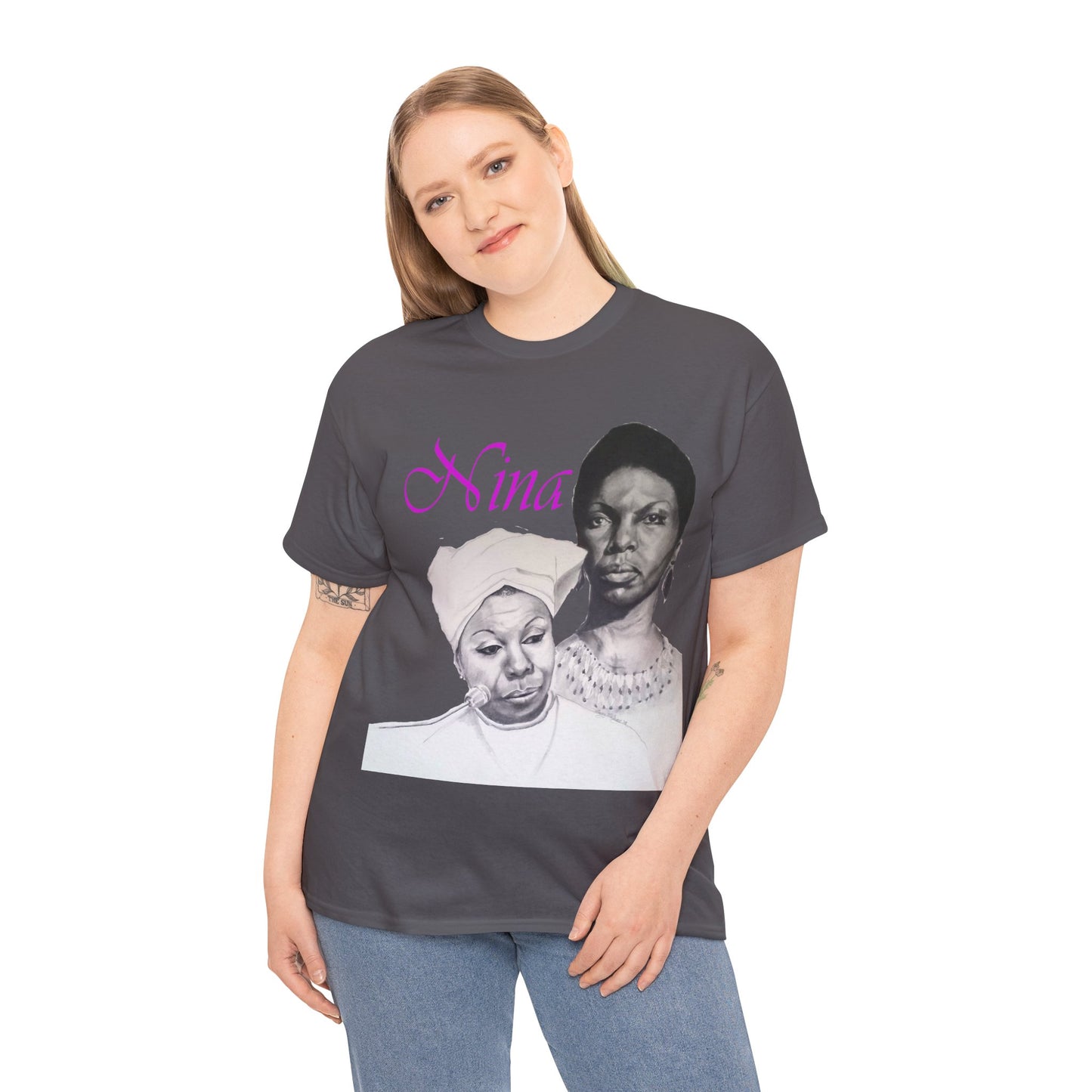 "Nina" Unisex Heavy Cotton Tee