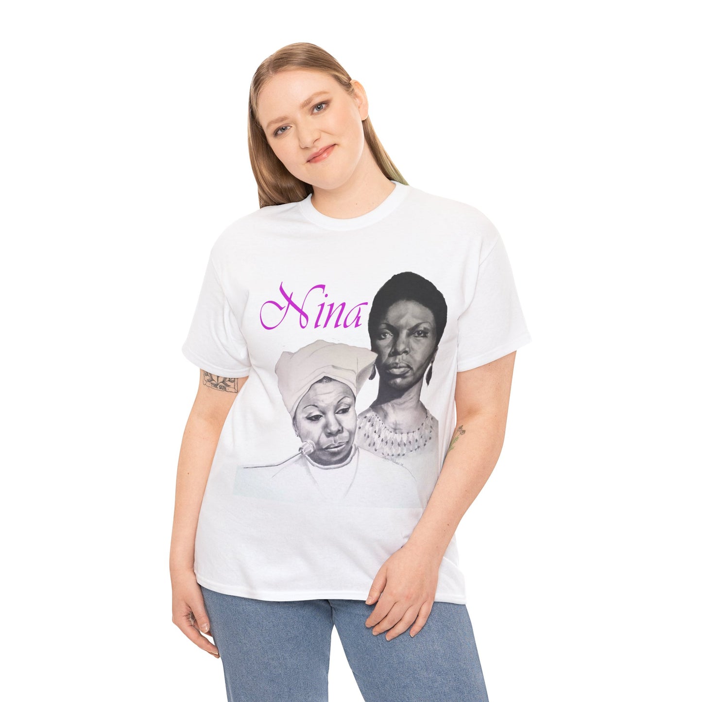 "Nina" Unisex Heavy Cotton Tee