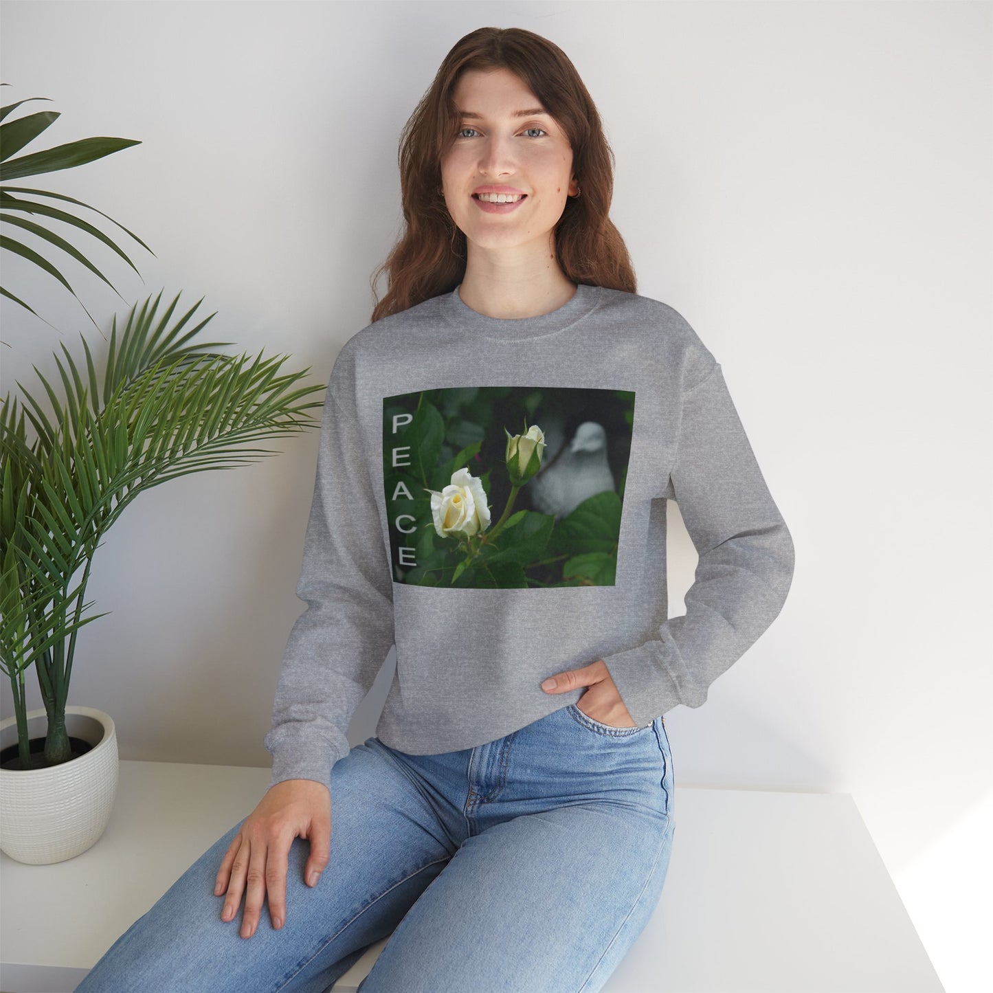 PEACE -  Unisex Heavy Blend™ Crewneck Sweatshirt