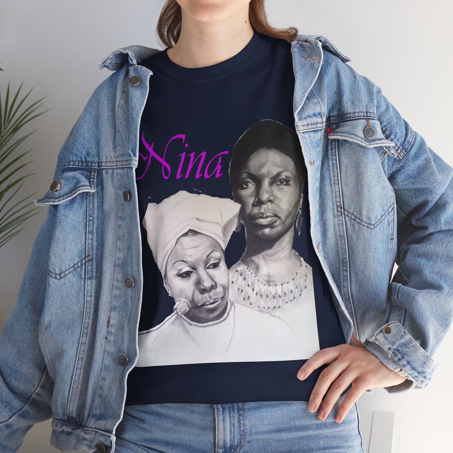 "Nina" Unisex Heavy Cotton Tee