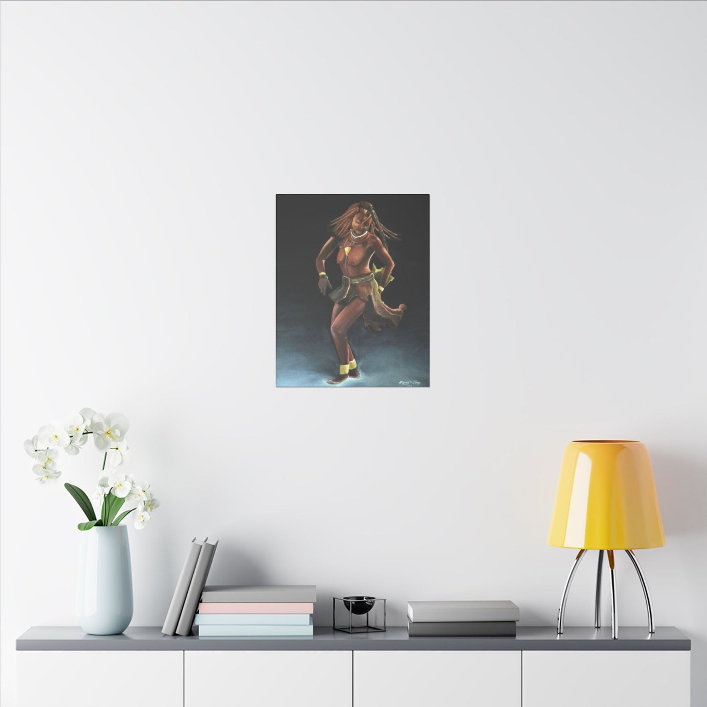 "African Dance" Matte Canvas, Stretched, 0.75"