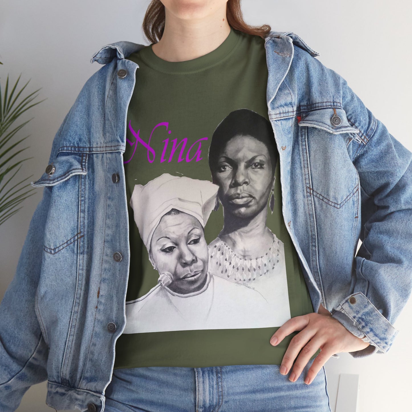 "Nina" Unisex Heavy Cotton Tee