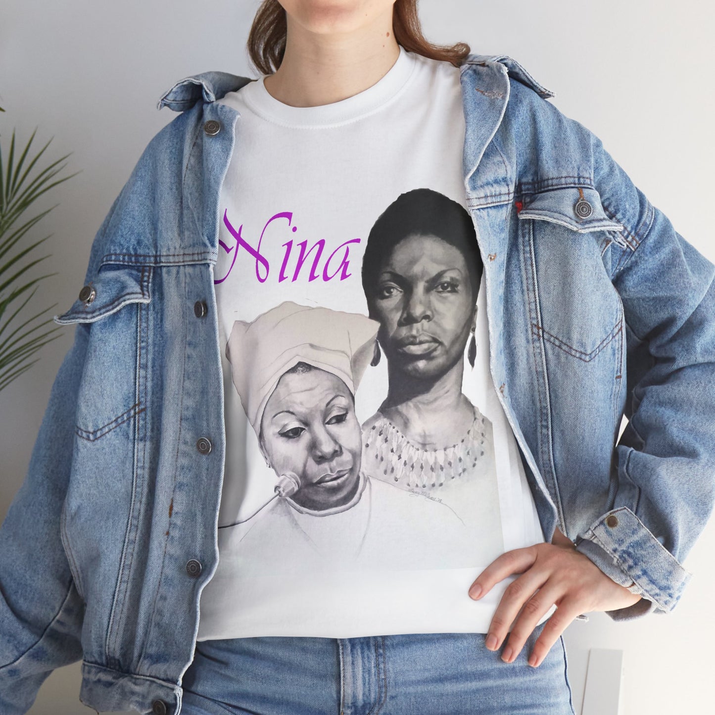 "Nina" Unisex Heavy Cotton Tee