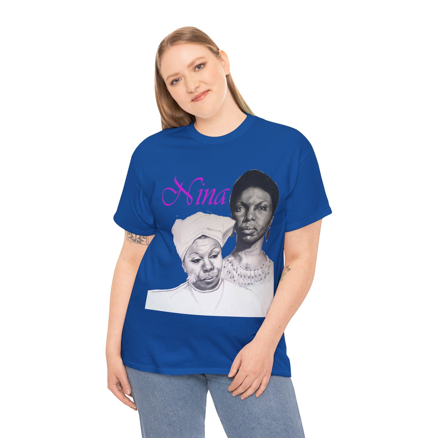 "Nina" Unisex Heavy Cotton Tee