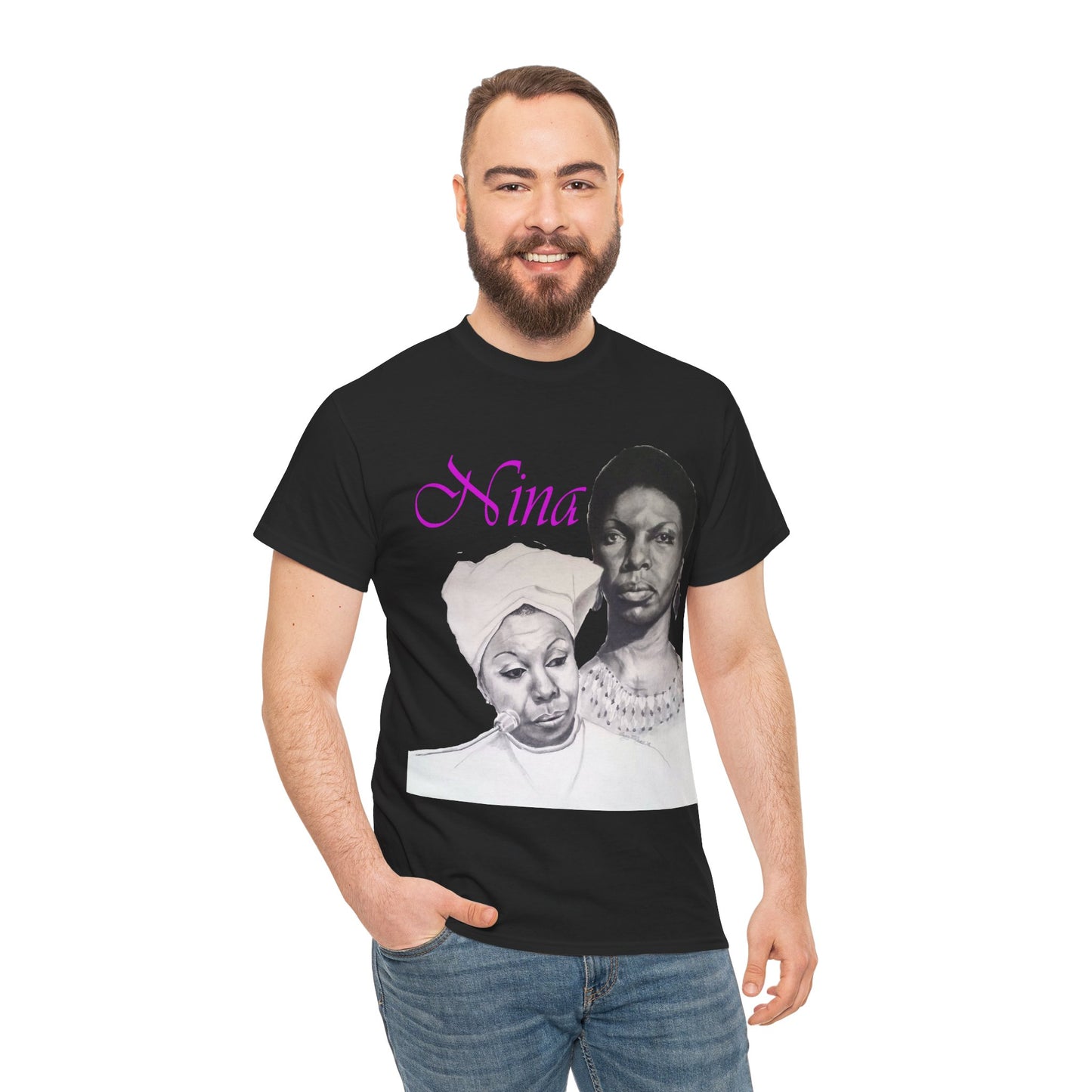 "Nina" Unisex Heavy Cotton Tee