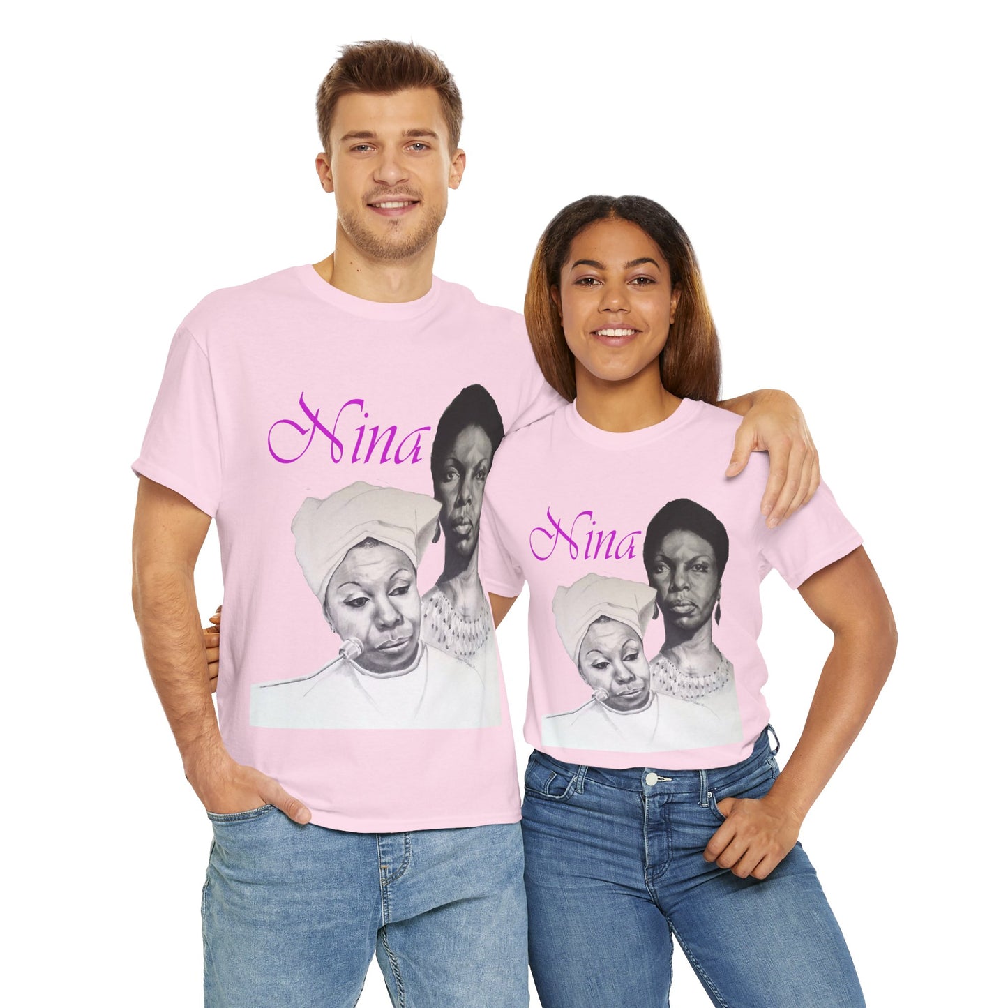"Nina" Unisex Heavy Cotton Tee