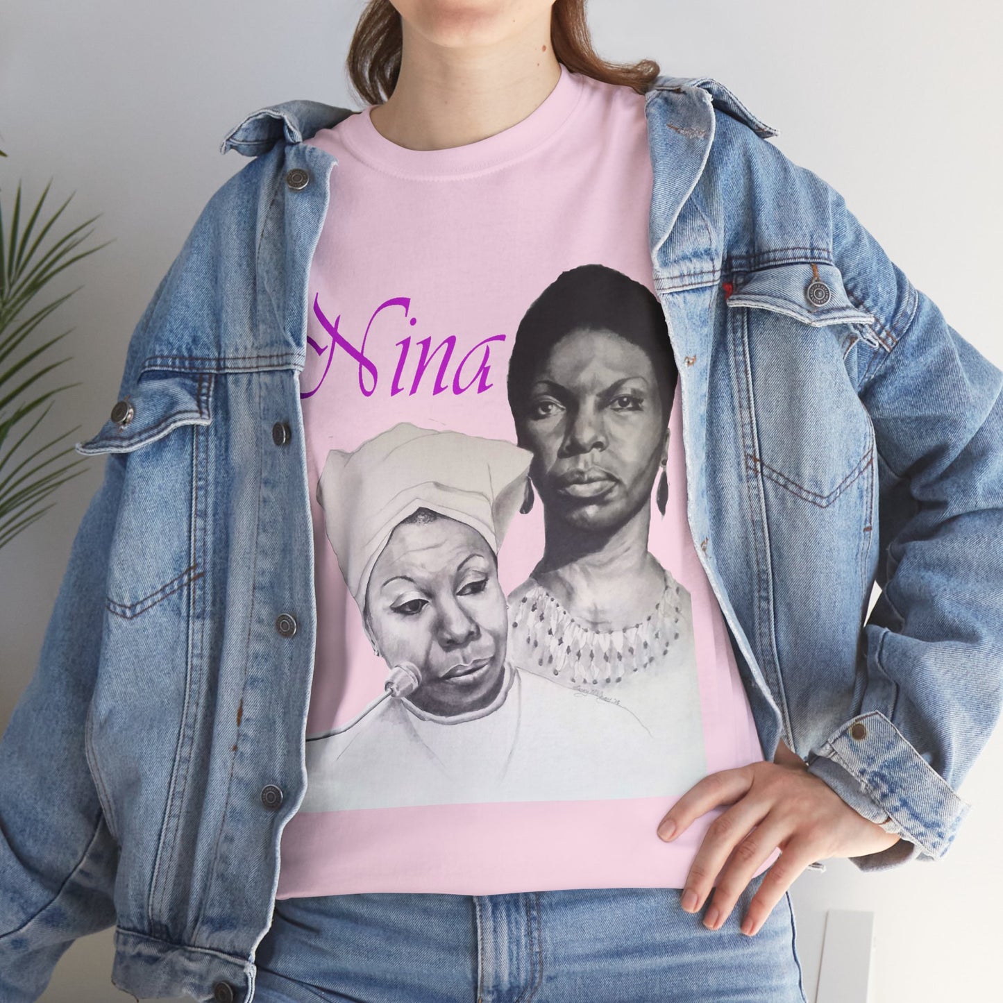 "Nina" Unisex Heavy Cotton Tee
