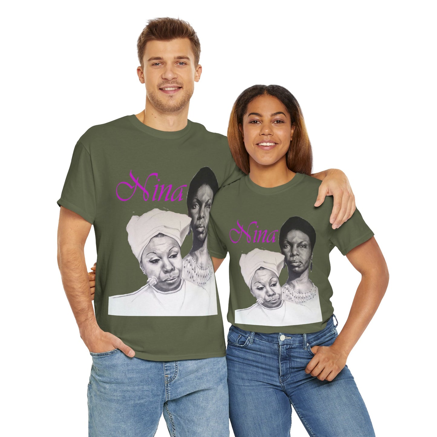 "Nina" Unisex Heavy Cotton Tee