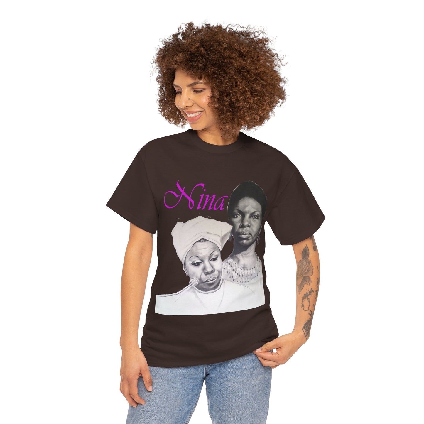 "Nina" Unisex Heavy Cotton Tee