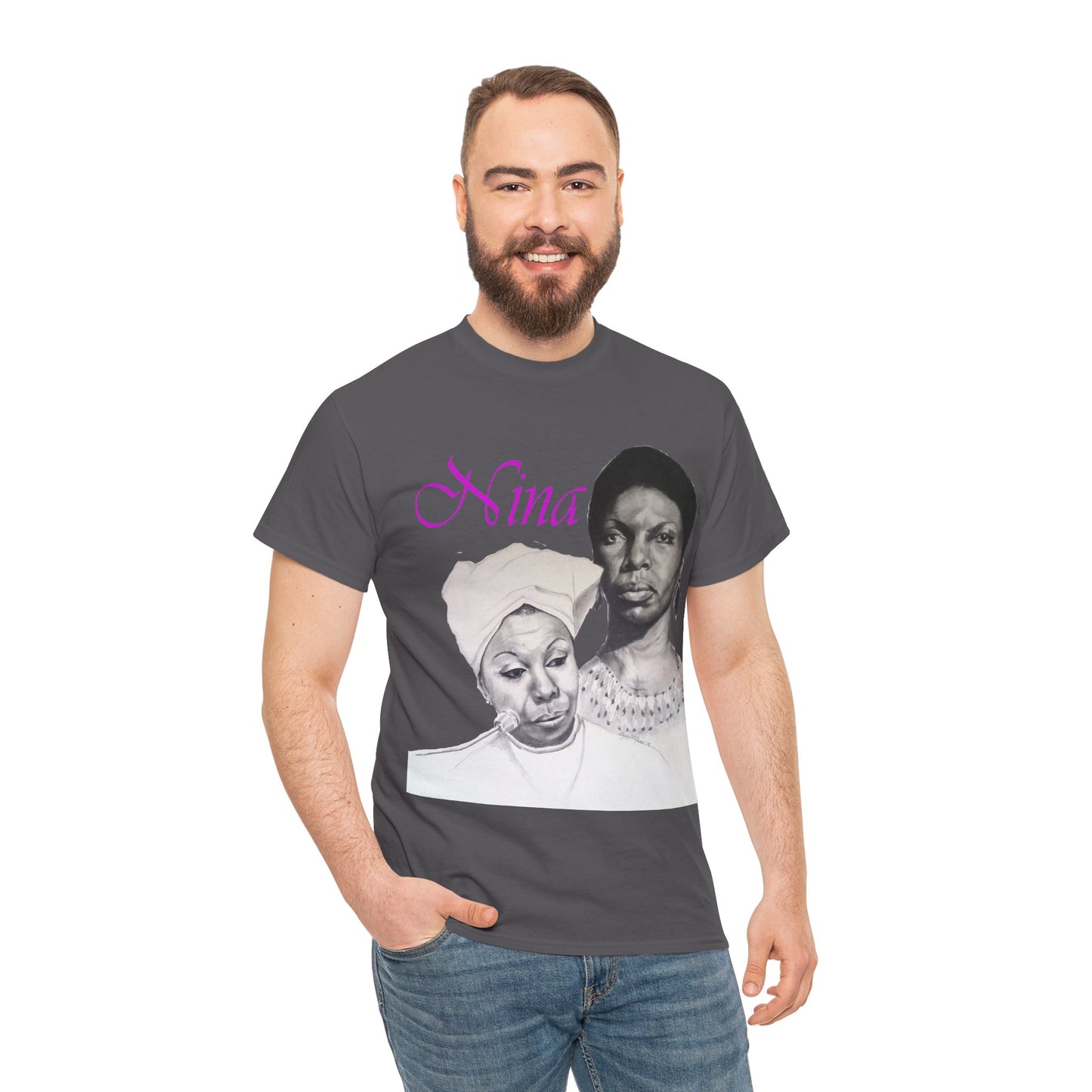 "Nina" Unisex Heavy Cotton Tee