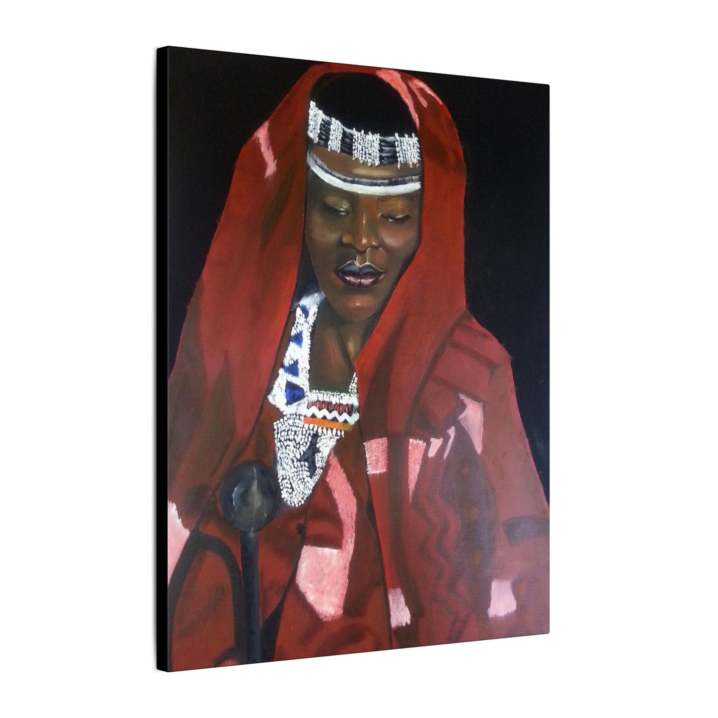 " Zulu Queen" Matte Canvas, Stretched, 0.75"