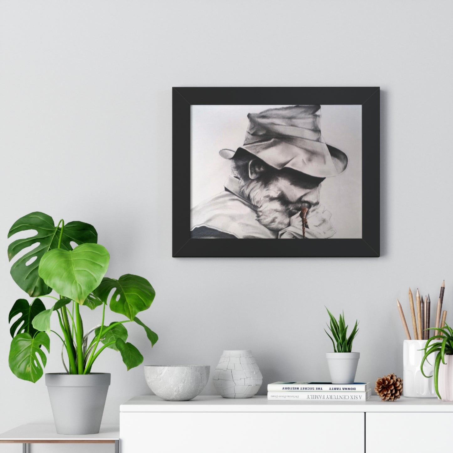 "Rider" Framed Horizontal Poster
