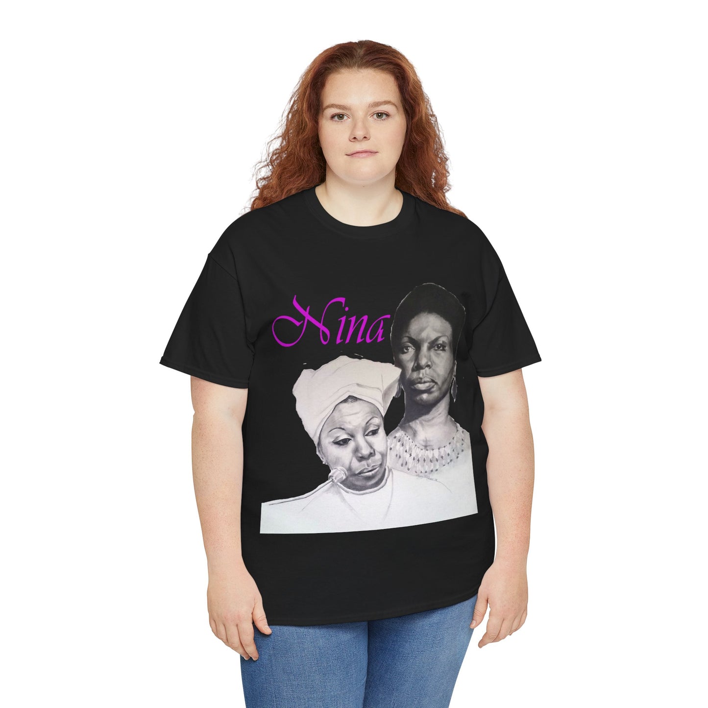 "Nina" Unisex Heavy Cotton Tee