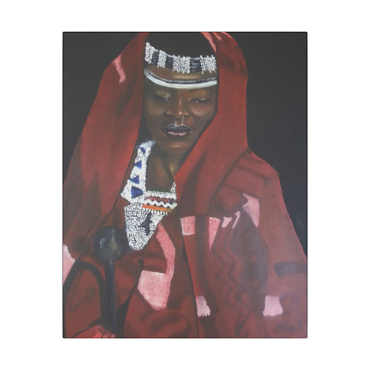 " Zulu Queen" Matte Canvas, Stretched, 0.75"