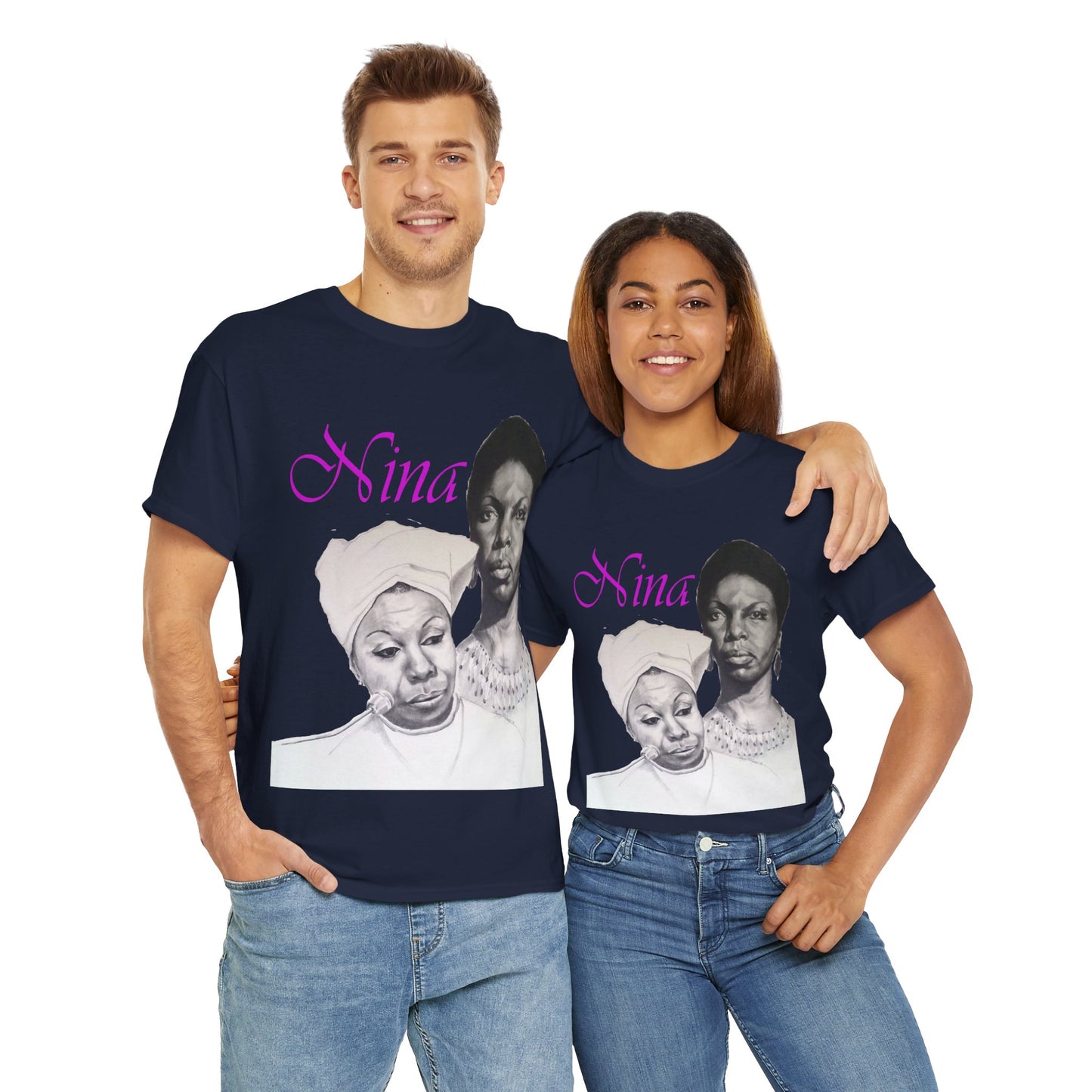 "Nina" Unisex Heavy Cotton Tee