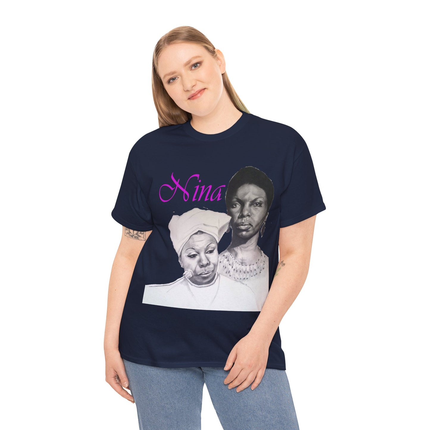 "Nina" Unisex Heavy Cotton Tee