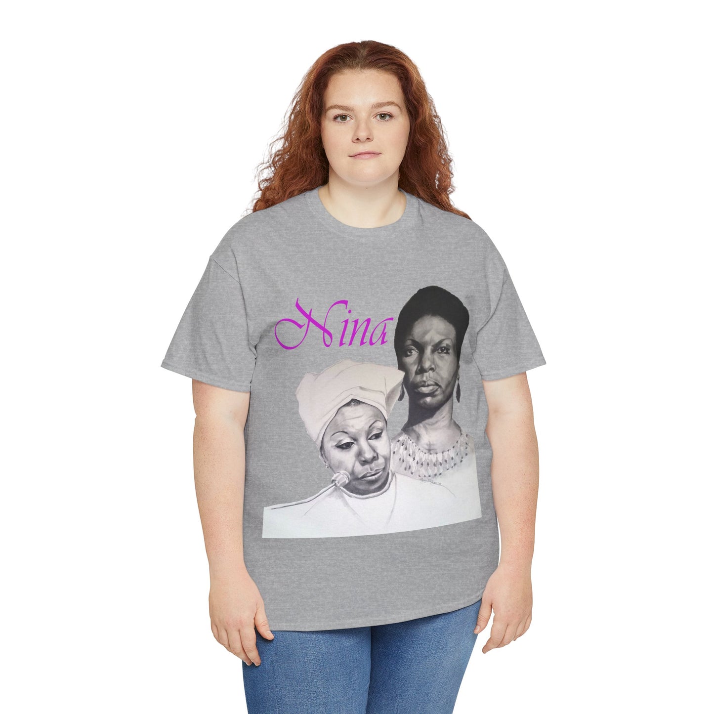 "Nina" Unisex Heavy Cotton Tee