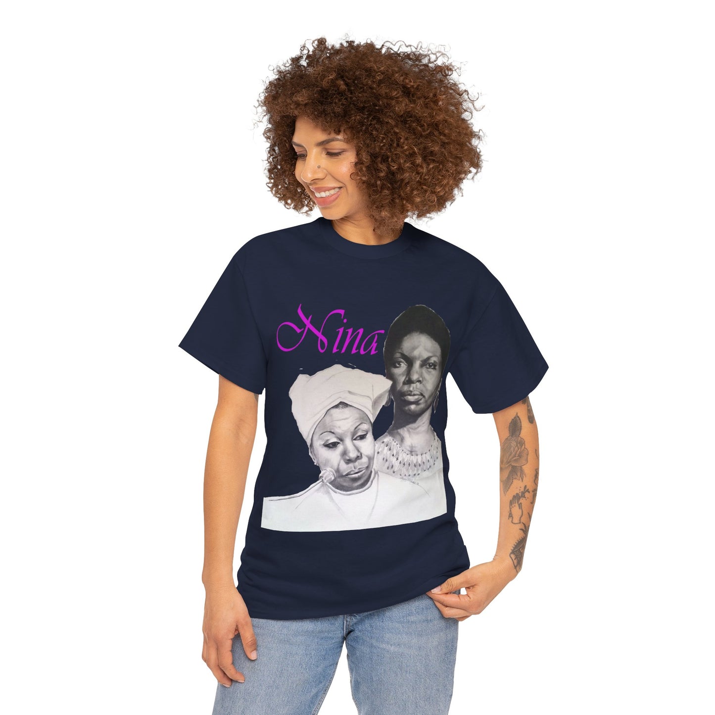 "Nina" Unisex Heavy Cotton Tee